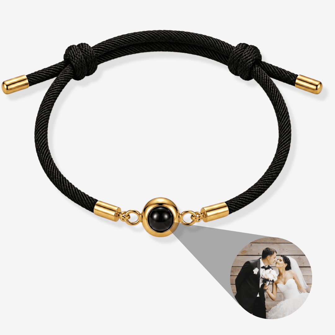 Personalisiertes Armband mit Foto - Seemannsknoten