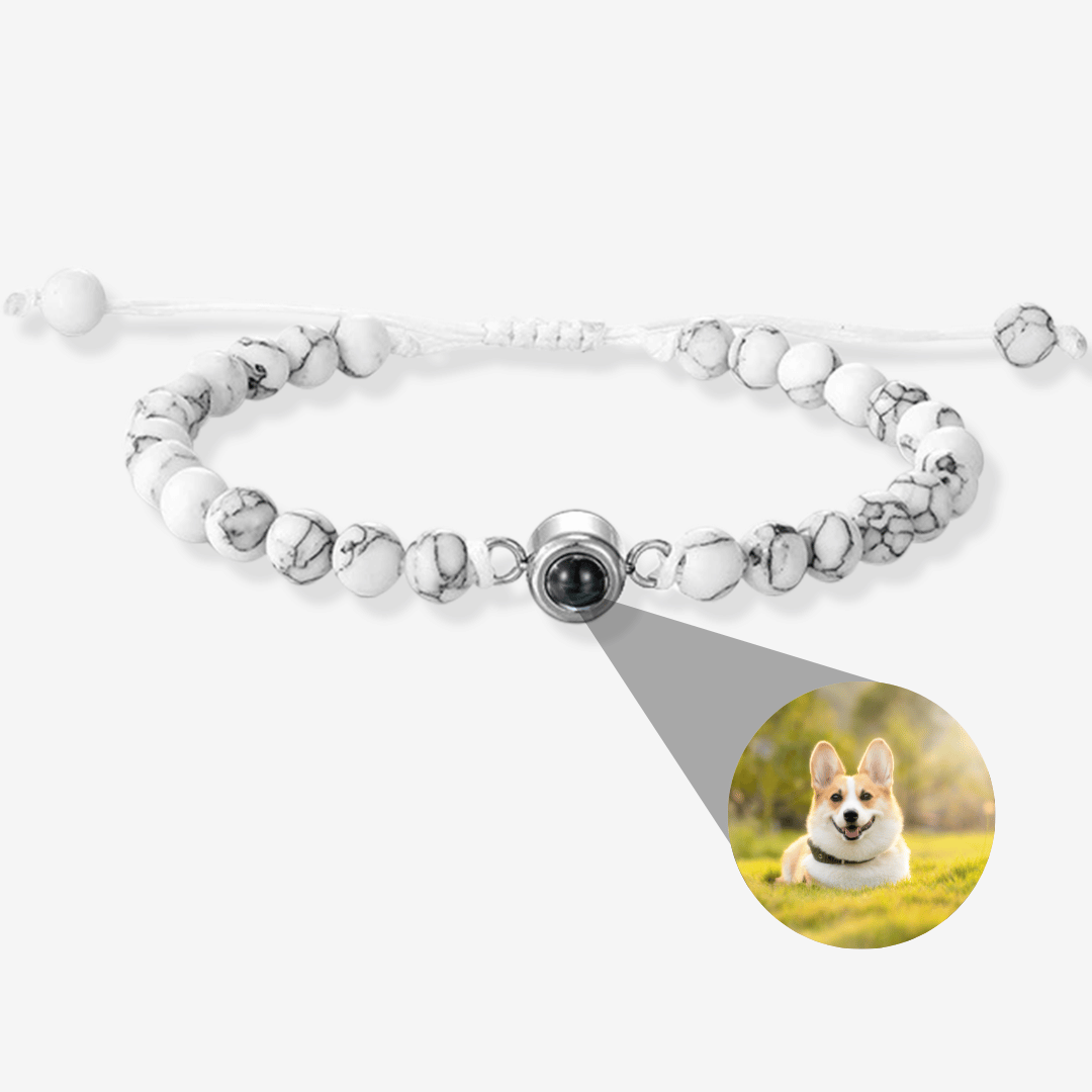 Personalized Photo Pearl Bracelet