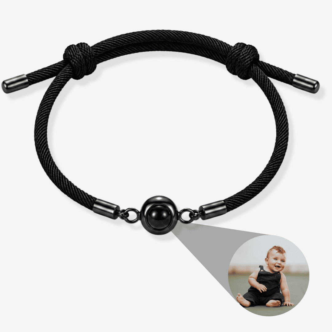 Personalisiertes Armband mit Foto - Seemannsknoten