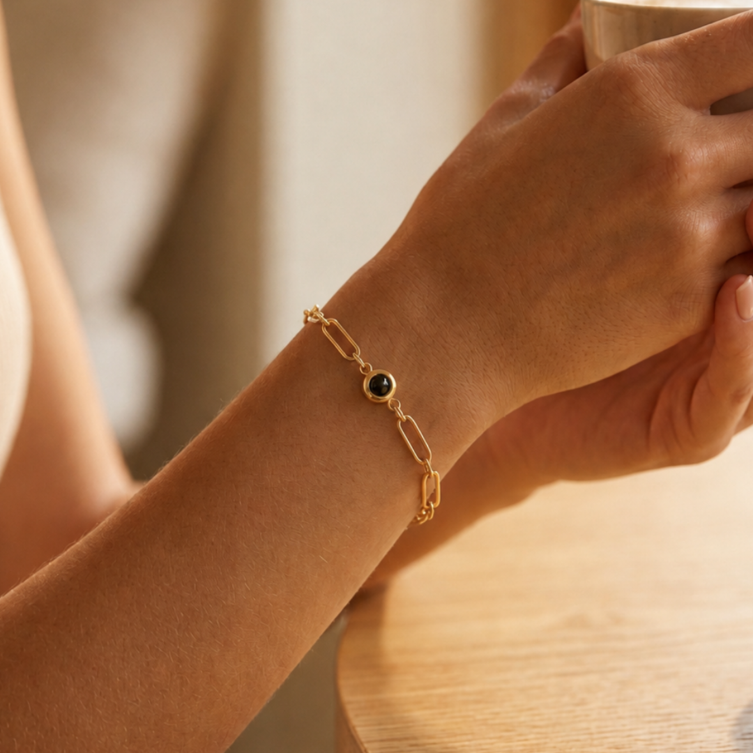 Personalisiertes Armband mit Foto - Paperclip