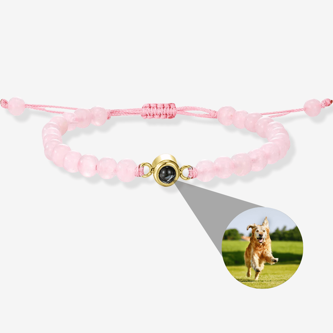 Personalized Photo Pearl Bracelet