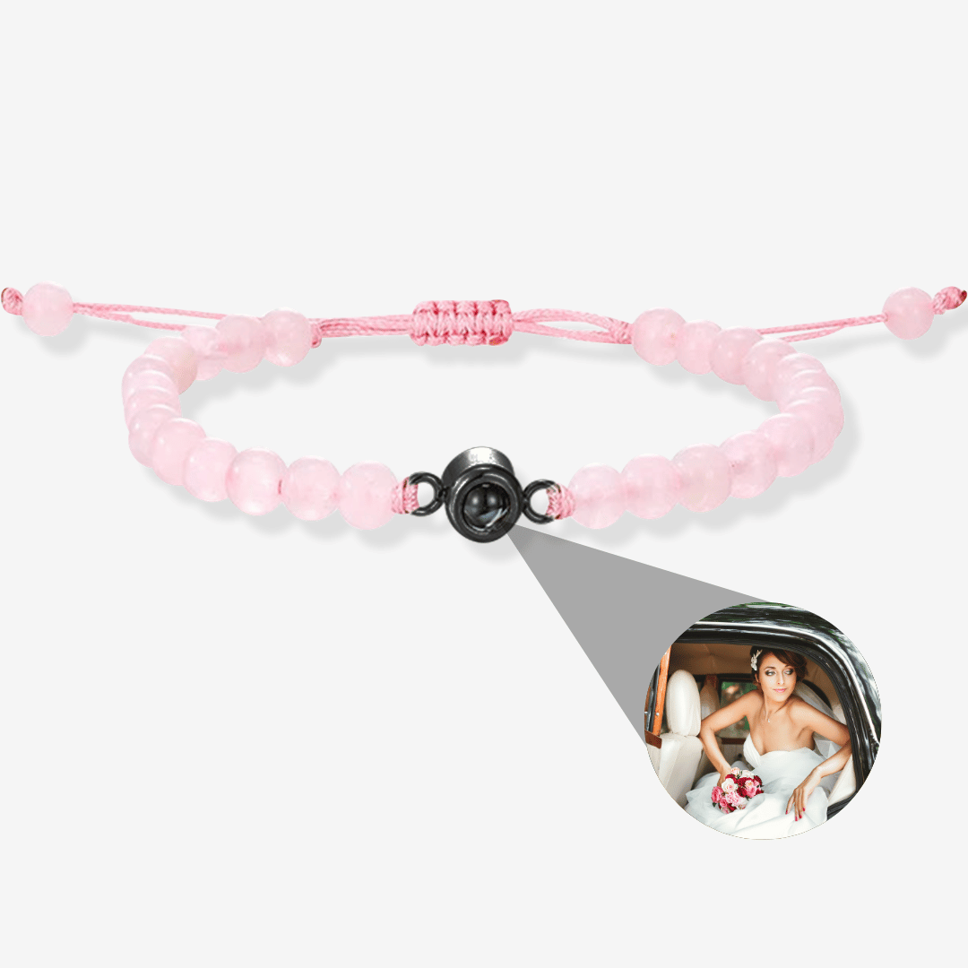 Personalized Photo Pearl Bracelet