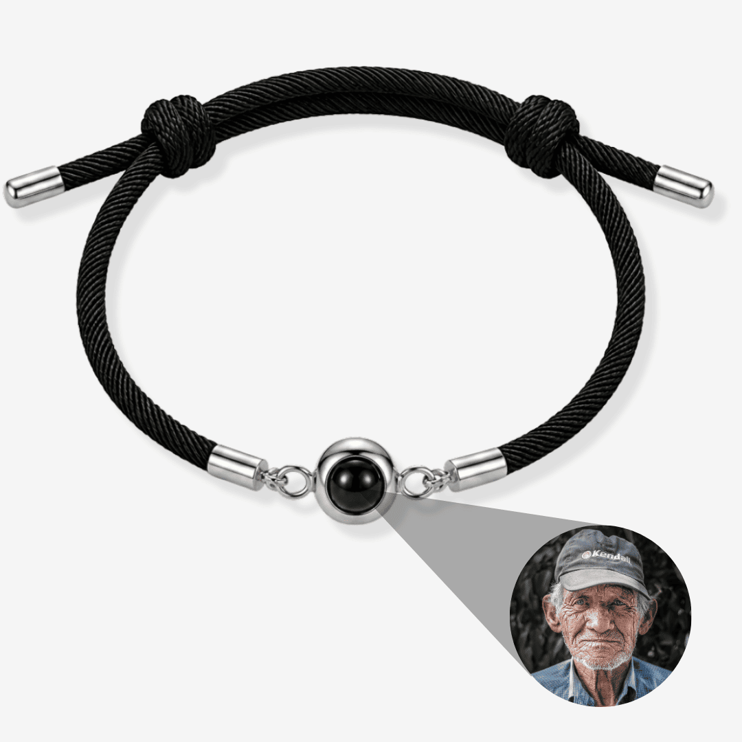 Personalisiertes Armband mit Foto - Seemannsknoten