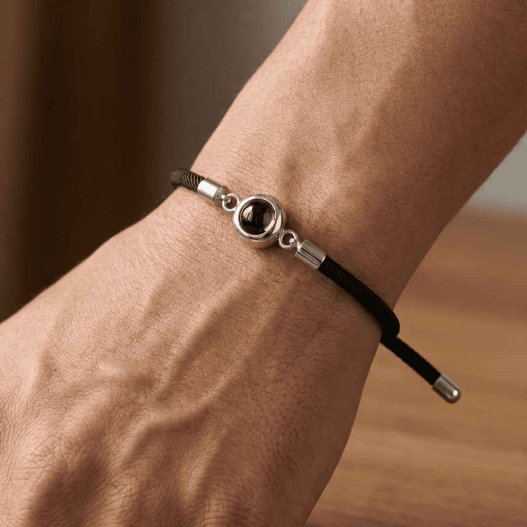 Personalisiertes Armband mit Foto - Seemannsknoten
