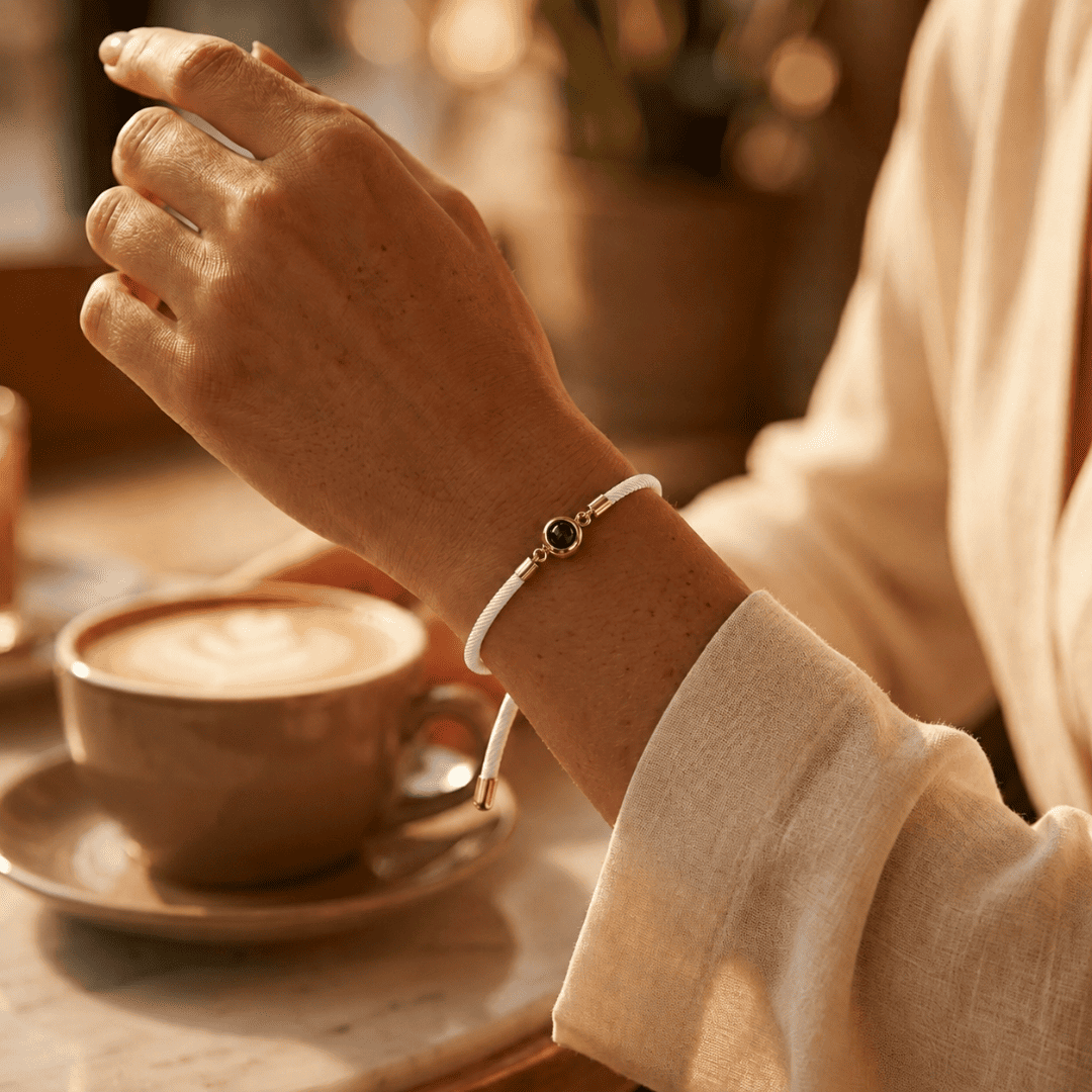 Personalisiertes Armband mit Foto - Seemannsknoten